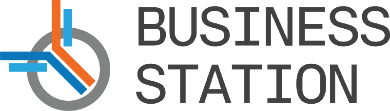 Business station logo
