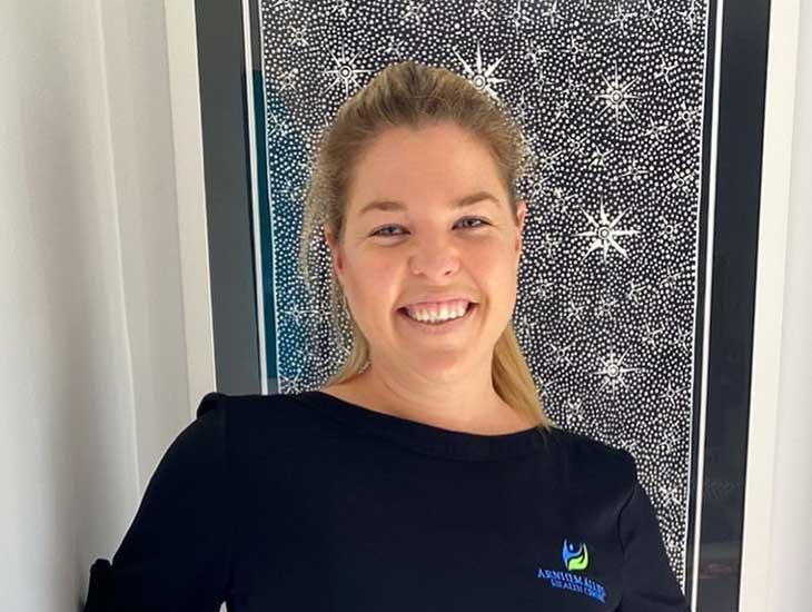 Portrait shot of Sarah Hill